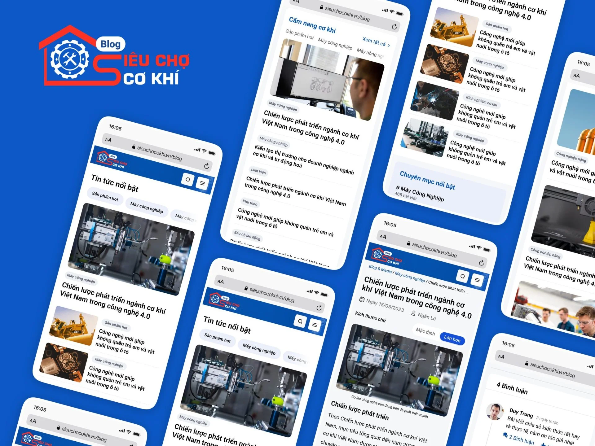 Thông báo: Siêu Chợ Cơ Khí Blog ra mắt tháng 8/2023.