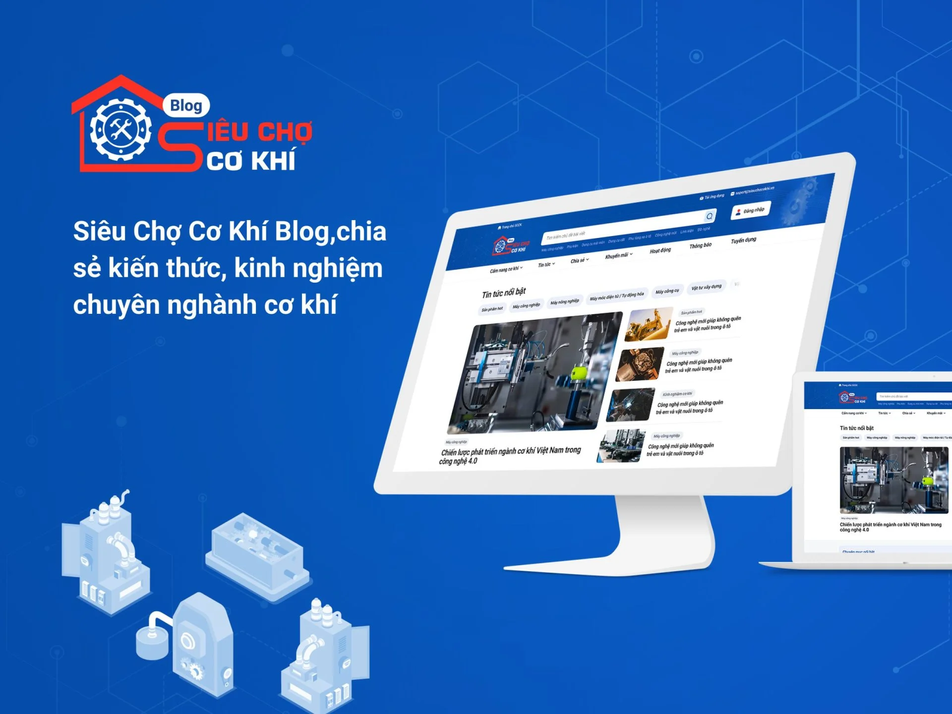 Thông báo: Siêu Chợ Cơ Khí Blog ra mắt tháng 8/2023.